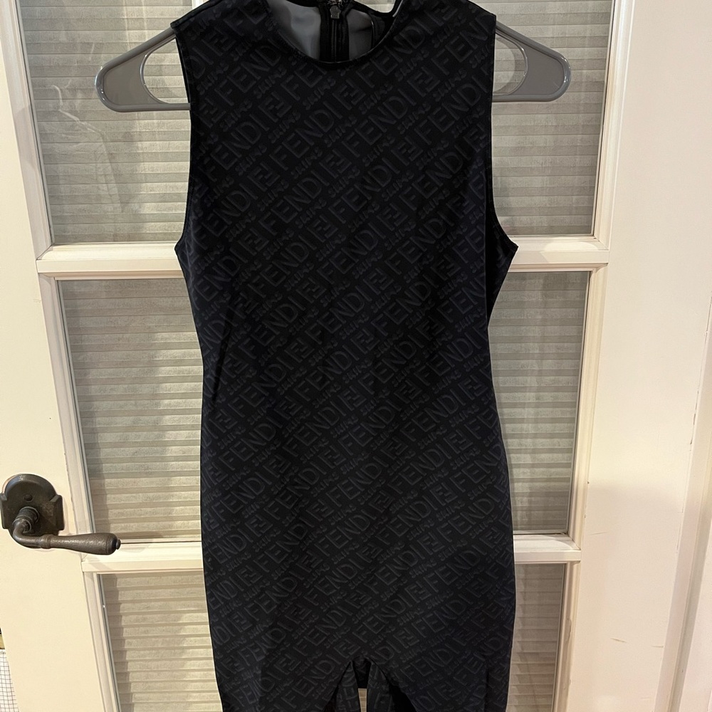 FENDI X SKIMS Sleeveless Mid Thigh Bodysuit